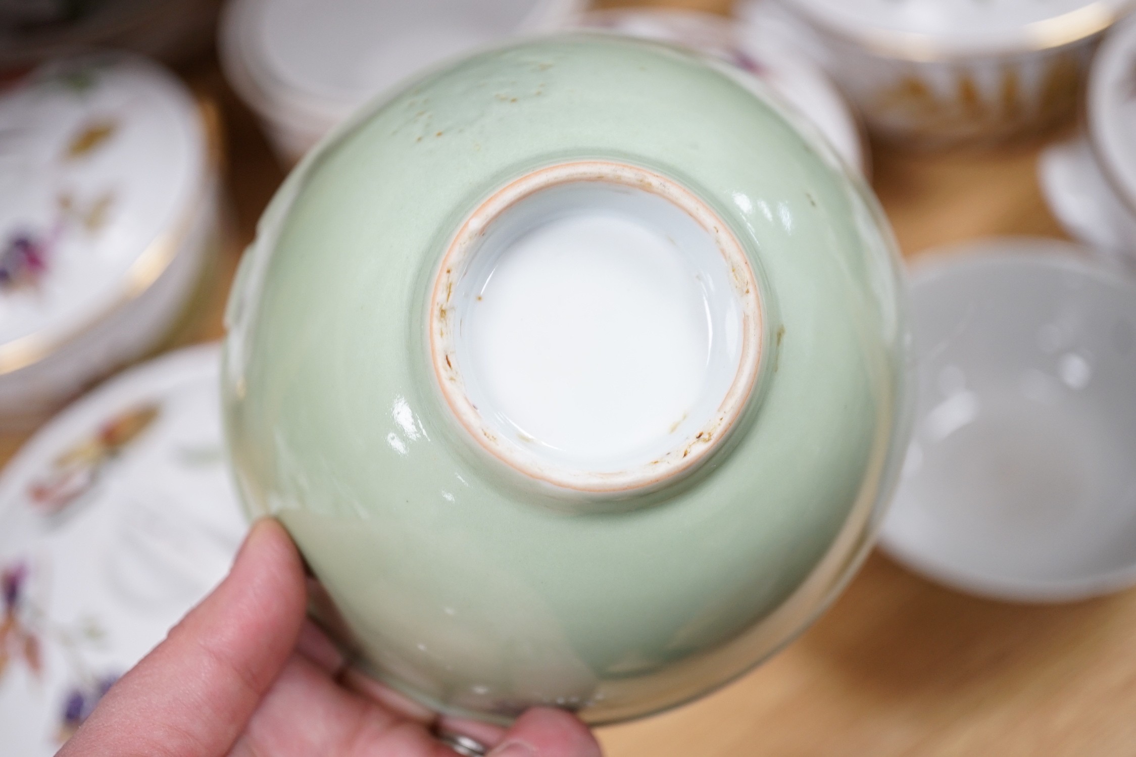 A quantity of Worcester Evesham dinner and tea wares, approx 120 pieces